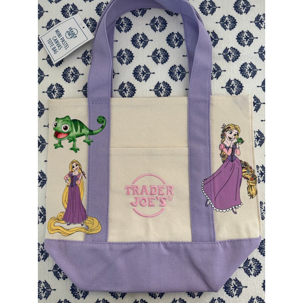 Disney Rapunzel and Pascal Custom Made Trader Joes Mini Tote